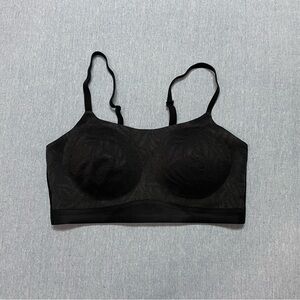 Soma Enbliss Lace Overlay Adjustable Bralette Size M in Black